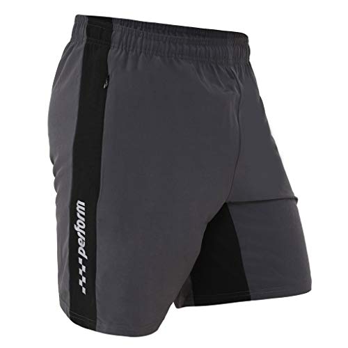 Image of NEVER LOSE Men's Lightweight Performance Training Shorts with Quick-Dry Fabric for Running, Gym and Everyday Workouts