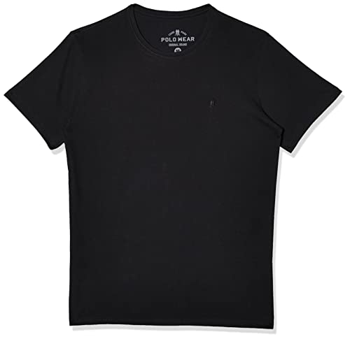 PW Camiseta Masc Bordada Manusc Polo Wear, Preto, G
