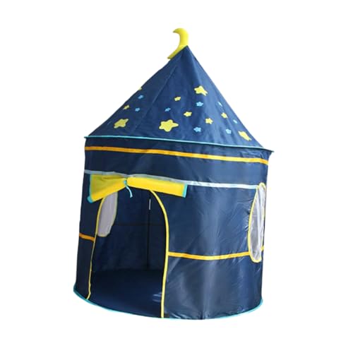 HONITANO Tienda Infantil Tienda de Plegable con Piscina de Bolas Azul Casa para Interior Estimula Creatividad y Diversión