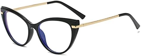 LJCZKA Katzenaugen Brille Ohne Strke Damen Blaue Licht Blockieren Brille Retro Blaulicht Brille Blaulichtfilter fr PC, TV and Handy