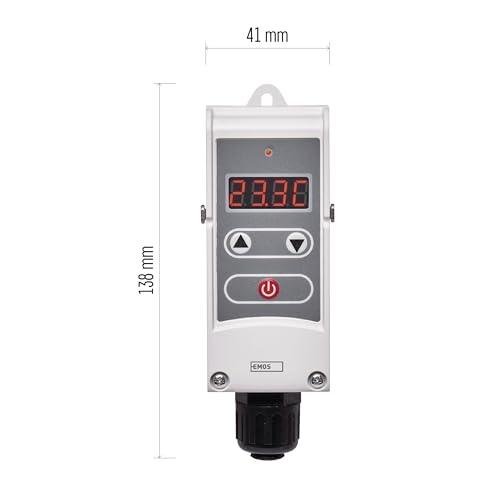 Thermostat d'applique EMOS réglable 5-80°C pour chauffage