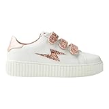 Autres matériaux VANESSA WU - Tennis roses à bandes auto-agrippantes ornées de paillettes - Taille numeric_32