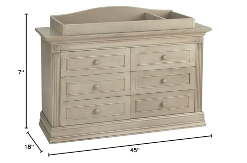 Image of Baby Cache Natural Hardwood Changing Station Table Topper | Montana Collection | Driftwood