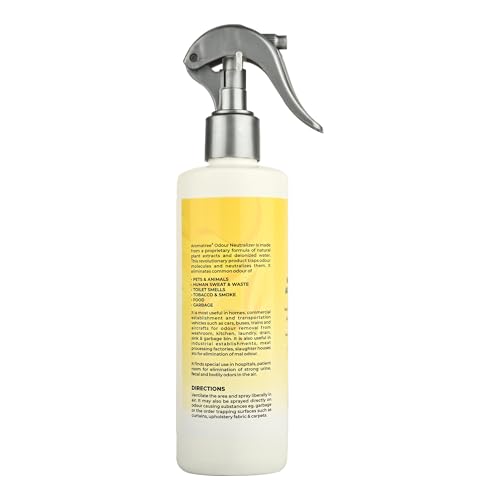 Image of Odour Neutralizer Air Freshener Spray - Citrus Limon Fragrance | Eliminates Bad Odours Instantly | Natural Plant-Based & Non-Toxic Formula | Long-Lasting Freshness for Home, Car & Office