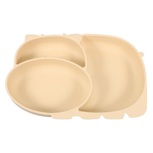 LEDMOMO 落下防止 吸盤 カップ プレート 幼児 用 ベビー ボウル 仕切り LED 離乳食 トレーニング プレート キッチン ディナー コンパートメント 大皿 食べ物