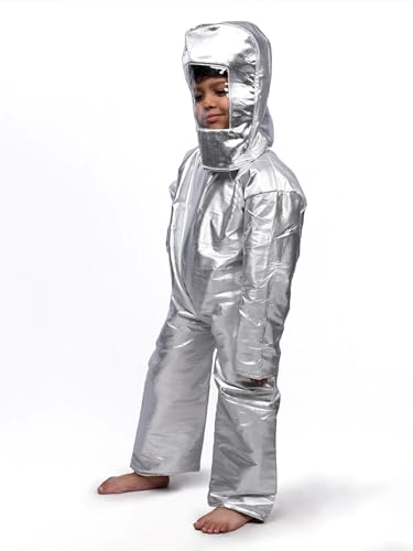 Image of BookMyCostume Space Astronaut Adventure Costume for Boys and Girls | Kids Fancy Dress Costume 3-4 years