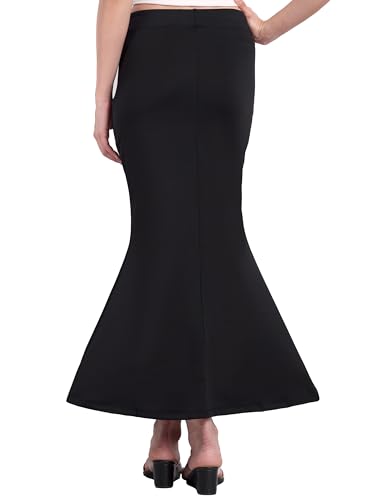 Image of Saree Shapewear Petticoat for Women | Tummy Control Underskirt with Side Slit |Fish-Cut Stretchable Body Shaper Skirt for Saree, Lehenga, Gown | Comfortable Fit