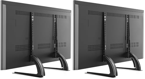 Image of 5Rcom TV Stand Mount, Universal Tabletop for 22-65 Inch Flat Screen TVs (Pack of 2)
