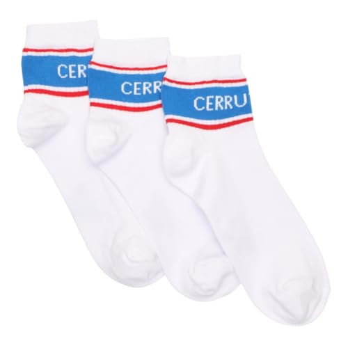 Cerruti 1881 Lot de 3 paires de chaussettes semi-montantes Lowcut - 39/42 Bleu