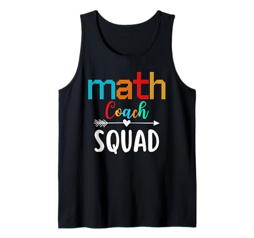 Math Coach Squad Teacher Mathematical Nerd Back to School Canotta