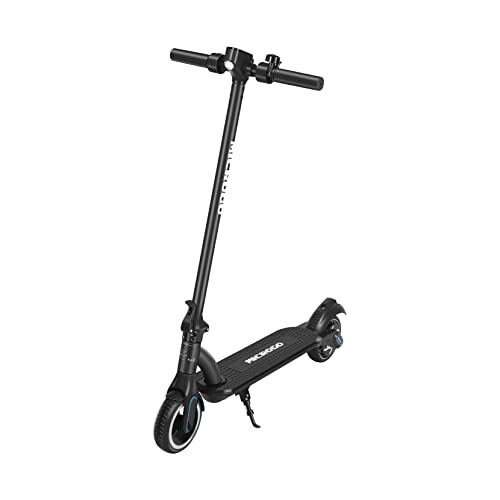 MICROGO Electric Scooter,Foldable and Lightweight Electric Scooter,13MPH,13Miles Range ,250W Motor with 6.5Inch Rubber Solid Tires,Commuter Electric Scooter for Adults,Teens,Kids13+,Load 190lbs（Black）