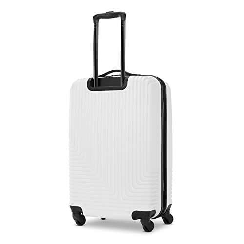 Image of American Tourister Groove Hardside Luggage with Spinner Wheels, White, 3-Piece Set (Carry On, Medium, Large)