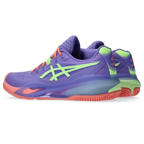 ASICS Women's Gel-Resolution X Padel Tennis Shoes, 9.5, Amethyst/Illuminate Green - image 4