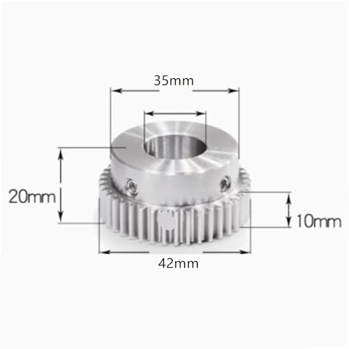 Image of 2pcs 1Mod 12x12x500mm High Precision Spur Rack Steel +2pcs 1 Mod Lathe Gear Pinion(40Teeth 10mm)