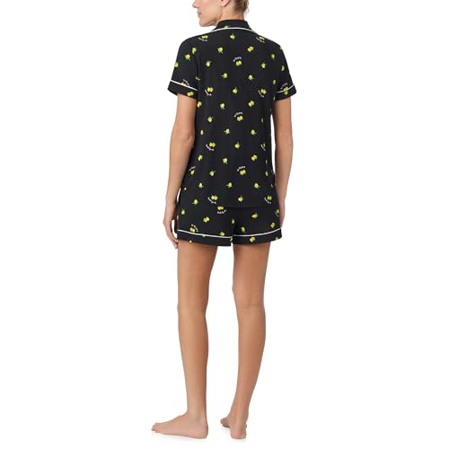Image of kate spade new york Short Sleeve Knit Shorty Pj Set