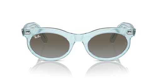 Ray-Ban RB2242 Wayfarer Oval Sunglasses, Photochromic Frame Waves Azure/Blue Gradient Brown, 53 mm - image 1