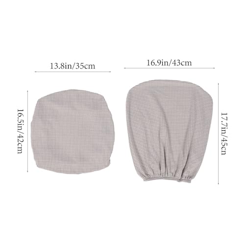 Funda elástica para silla de oficina protector de asiento y respaldo 3