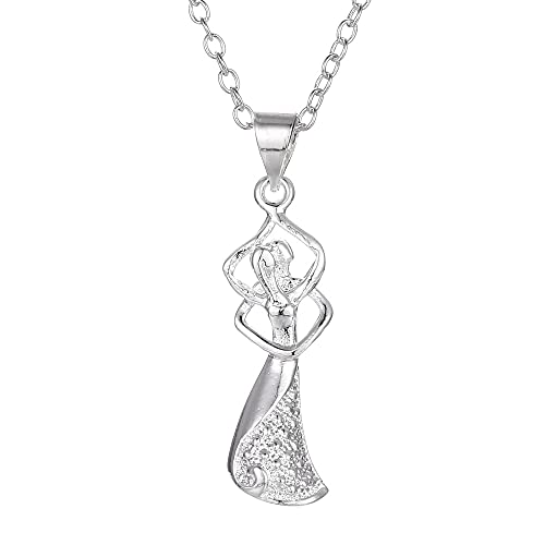 Collier pendentif fille dansante, bijou femme pour vos fêtes