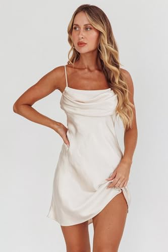 IKMNN Satin Short Pleated Homecoming Dresses for Women 2025 Square Neck Formal Party Gown IK1364