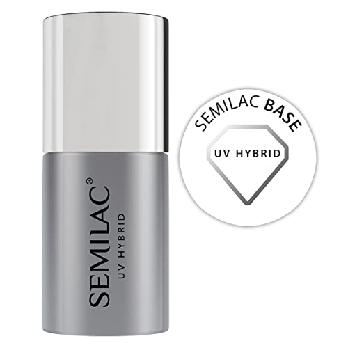 Semilac Base para Esmalte de Uñas | 11ml | Fortalecimiento de la capa base LED UV Soak Off Gel para la protección de las uñas | Perfecto para manicuras y pedicuras caseras y profesionales