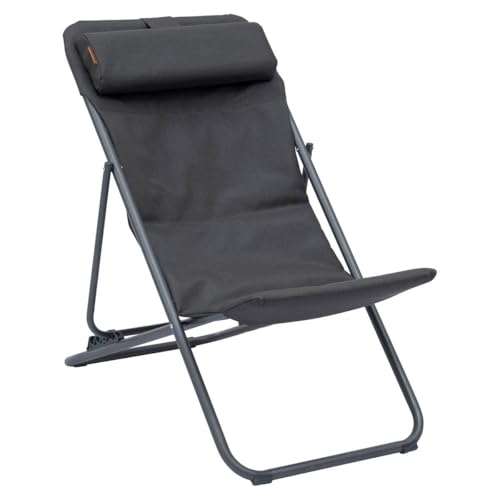 Hespéride - Chilienne de Jardin empilable Pliable mirael Gris Graphite