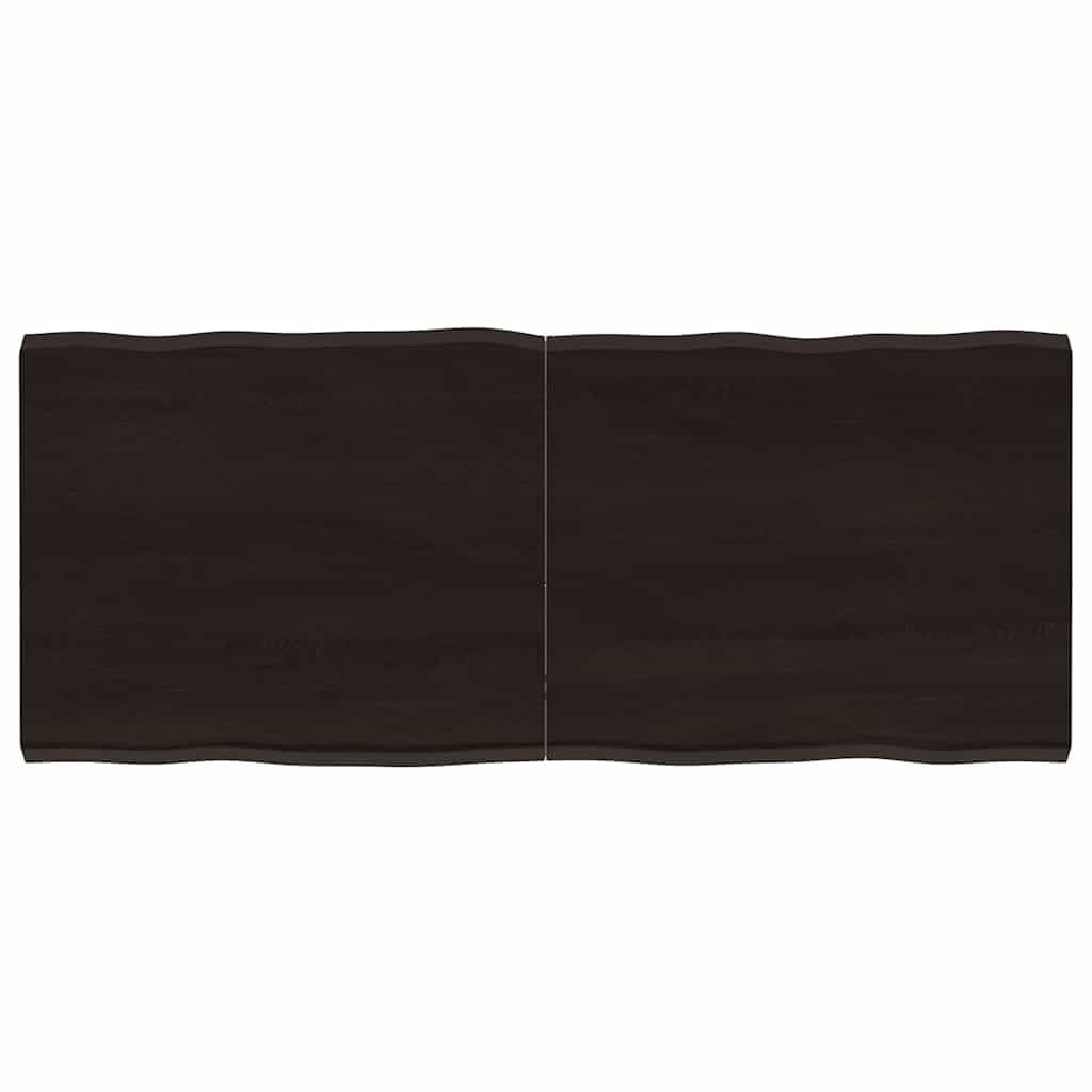 vidaXL Tablero de Mesa, Superficie de Estantería, Balda de Repuesto Reemplazo, Tablero de Bricolaje Comedor, Madera Tratada Borde Vivo Marrón