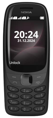 Image of Nokia 6310 Dual SIM Keypad Phone with a 2.8 inch Screen, Wireless FM Radio and Rear Camera with Flash | 1 Year Replacement Guarantee | Black