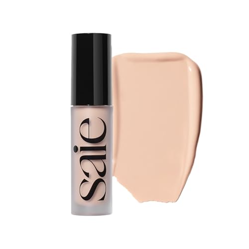 Saie Slip Tint Radiant Cream Concealer & All-Over Face Makeup - Concealer for Dark Circles, Redness & Blemishes - Lightweight Makeup Made with Hydrating Hyaluronic Acid - Shade 3 (0.17 oz)