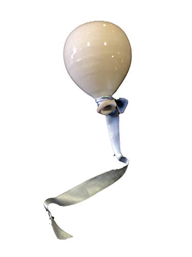 Palloncino in Ceramica da Parete 10 cm (Bianco)