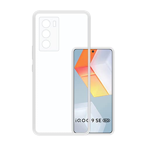 Image of VIDO Transparent Back Case Cover for iQOO 9 SE 5G / Vivo iQOO 9 SE 5G (Soft & Flexible & Camera Protection Back Case)