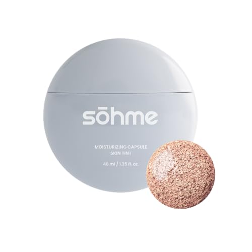 sohme Moisturizing Capsule Skin Tint I NAD+, NMN, and Hyaluronic Acid - Hydrating BB Cream for Natural Glow and Skin Recovery (1N Fair)