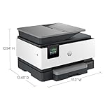 HP OfficeJet Pro 9125e All-in-One Printer, Color, Printer-for-Small Medium Business, Print, Copy, scan, fax,Touchscreen; Smart Advance Scan, 3 months of Instant Ink included - Image 5