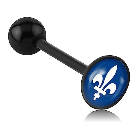 Inoki Barbell de langue Fleur de Lys Cover