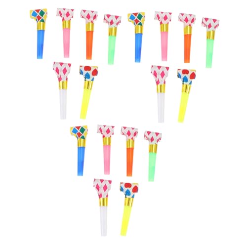 Toddmomy 100 piezas Silbatos Divertidos para Cumpleaños Infantiles Accesorios de Fiesta y Animación Colores Surtidos para Celebraciones Sociales