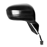 K Source Passenger Side Mirror for HONDA Civic, textured black w/PTM cover, foldaway, Power (63623H)