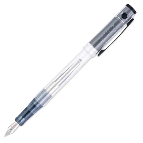 Image of PILOT Explorer Lightweight Fountain Pen in Gift Box; Clear Barrel, Medium Nib (16940)