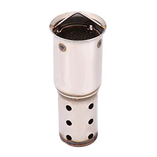 Jadeshay Silencieux de Voiture, Embouts D'Échappement de Moto DB Killer de 51 Mm, Tuyau d'Échappement DB, Silencieux en Acier Inoxydable, Silencieux De Bruit...