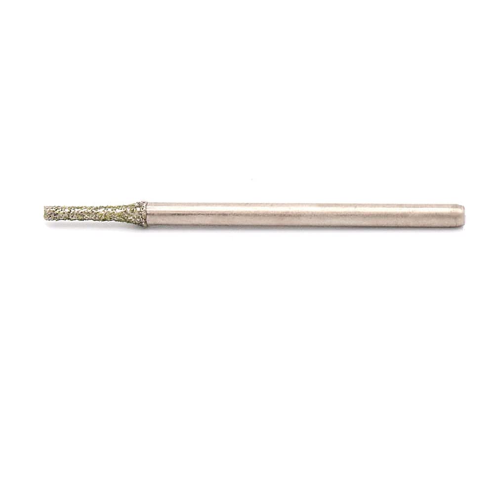 10Pcs Burr Bits Diamond, 0.6mm Forest Diameter, Glass of Burr Bits Diamond Drill Cutting Tool