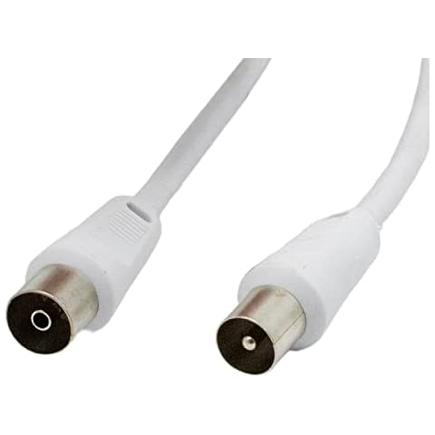 Cable coaxial antena TV compatible 75 ohm 2.50 metros Cover