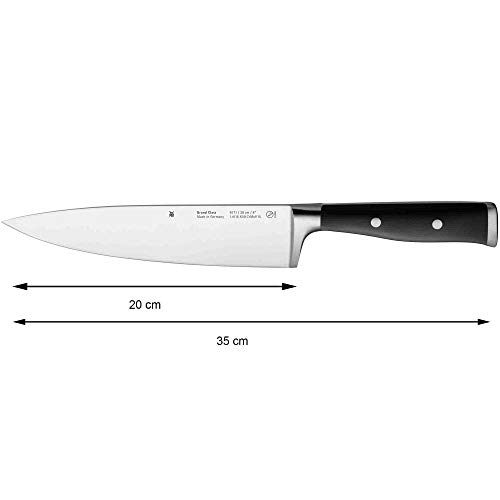 WMF Grand Class Messerset 3teilig, Made in Germany, 3 Messer geschmiedet, Küchenmesser Set, Performance Cut, Spezialklingenstahl