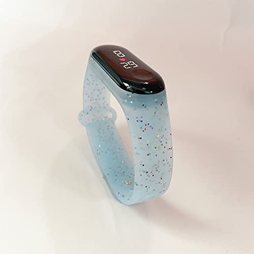 Reloj para niña Reloj de Pulsera electrónico multifunción LED Reloj Deportivo con Flash Digital para niños Relojes para niñas Relojes de Regalo para niñas (Color : Blue)