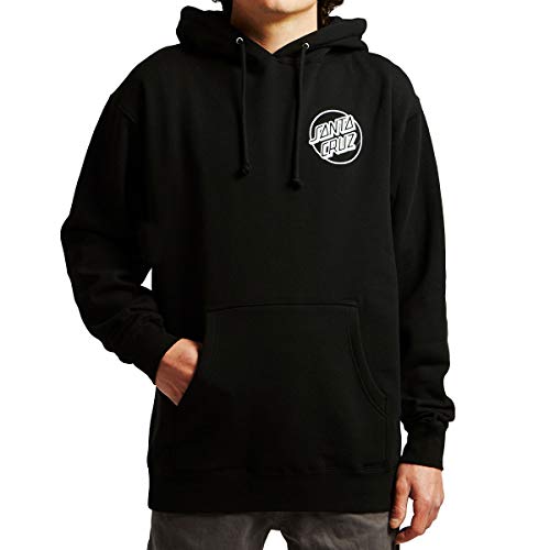 SANTA CRUZ Men's Pullover Hooded Heavyweight Sweatshirt Opus Dot Skate Sweatshirt
