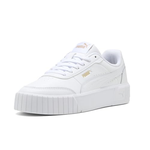 PUMA Womens Carina Mia Lace Up Sneakers Shoes Casual - White2