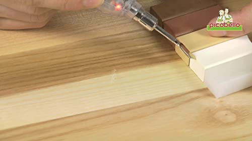 Picobello Holz Reparatur Set, Premium - Parkett Laminat Möbel Treppen für lackierte Oberflächen, G61403