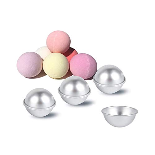 Bloss Bath Bomb Molds 2.2 Inches 4 Set, DIY Bath Bomb Mold, Bath Bomb Press, Metal Bath Bomb Supplies Kit for Crafting Your Own Fizzles Handmade Spa