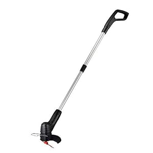 Fikujap Hand Held Gras Trimmer, draagbare elektrische gazontrimmer snoerloze elektrische Grass Cutter Portable grasmaaier tuin gazon snoeien Tool wieden met telescopische aluminium buis