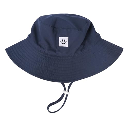 Image of Baby Toddler Sun Hat,Kids Summer UPF 50+ Foldable Beach Bucket Hat for Boys Girls Children