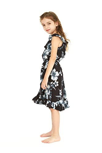 Image of Hawaii Hangover Family Matching Hawaiian Clothes, Midnight Bloom | Family matching Hawaiian outfits, Midnight Bloom, lightweight rayon, machine washable, tropical floral print, luaus, cruises