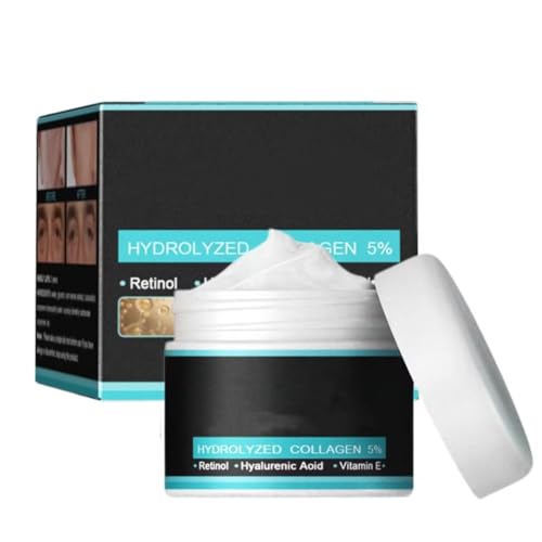 Crème Hydratante Pour Hommes Au Collagène, Creme Hydratante Visage Homme, Creme Collagene Visage, Crème Anti Rides Homme, Soin Anti-âge Jour Et Nuit Avec Acide Hyaluronique & Rétinol (1)