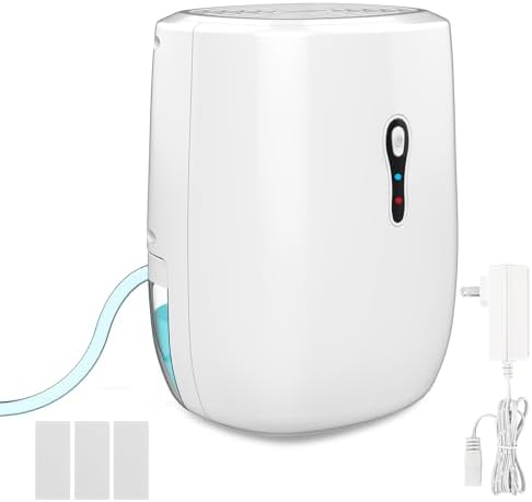 Amazon.com - Dehumidifier with Drain Hose. Litever Small Portable Dehumidifier. Auto-OFF. Drain ...